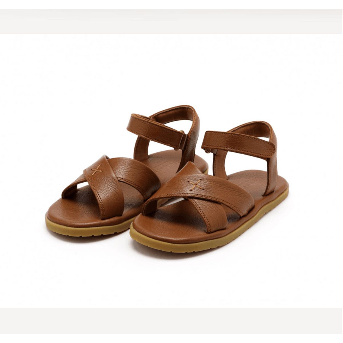 Donsje - cognac leather sandal - 30