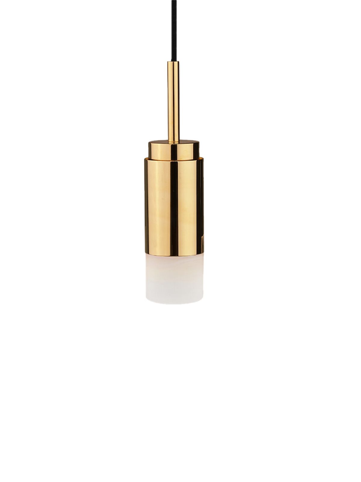 Donya ONYX Cylinder, white fra Anour (Polished Brass)