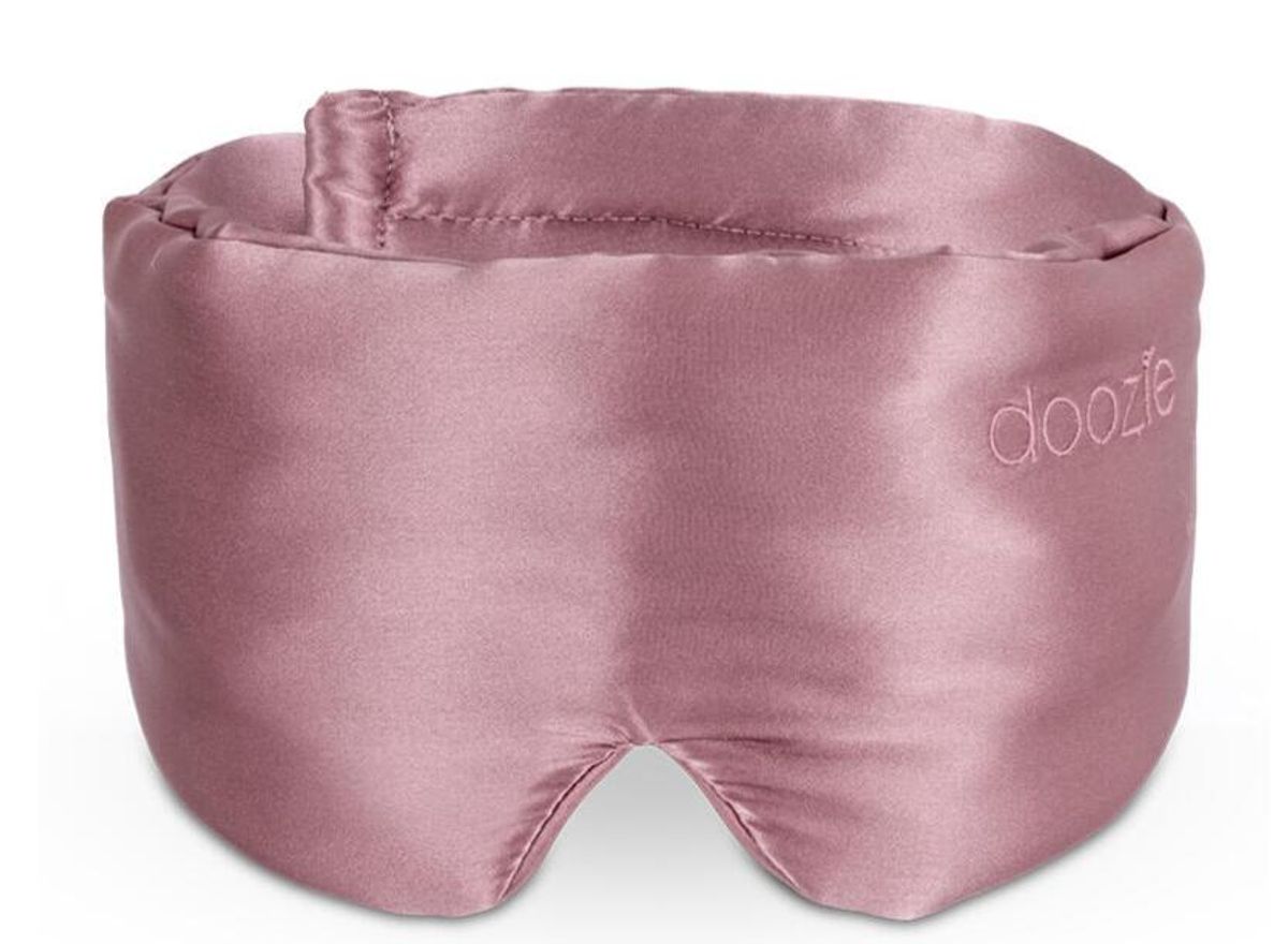 doozie Luxury Sleep Mask, Dusty Rose