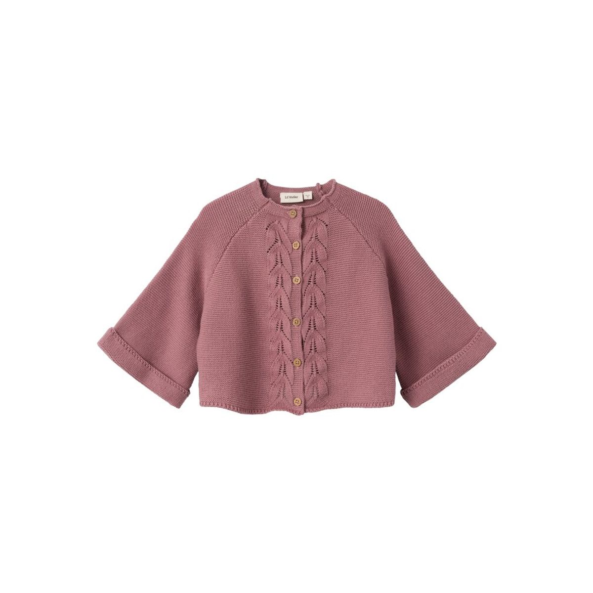 Dora 3/4 kort løs cardigan - ROSE - 110