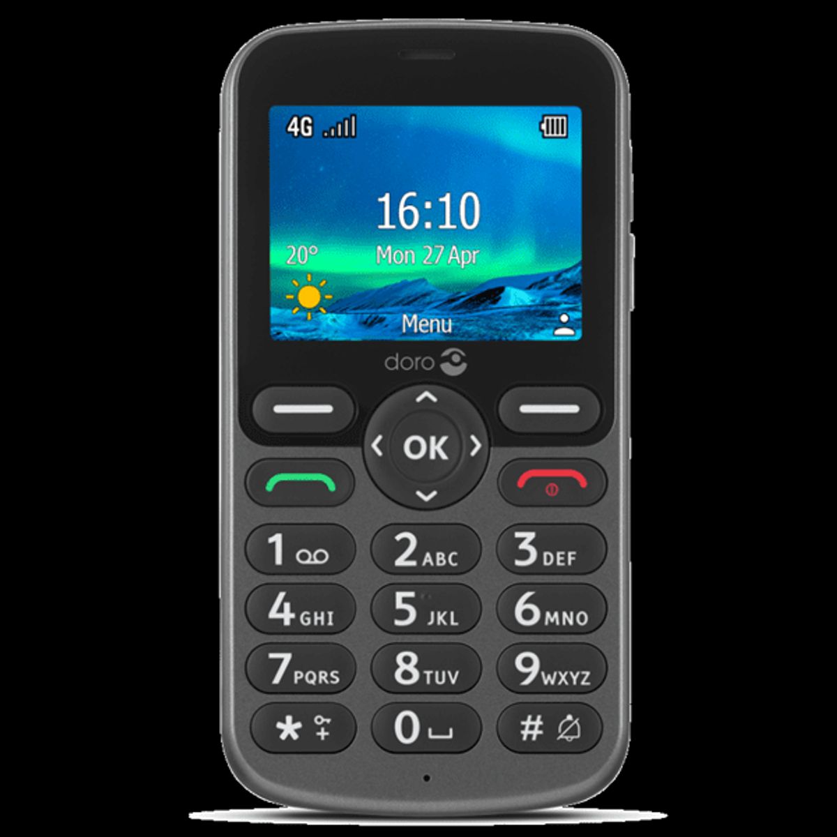 Doro 5861 Mobiltelefon - Graphite