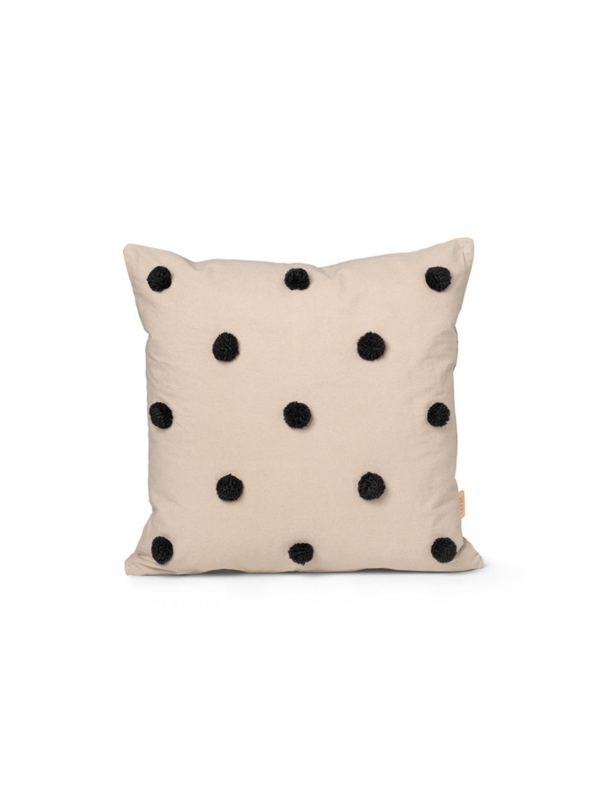 Dot Tufted pude fra Ferm Living (Sand/black)