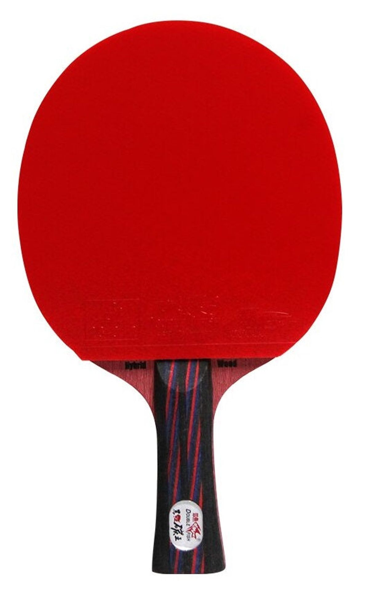 Double Fish Black&red Carbon King 9 Star Bordtennisbat