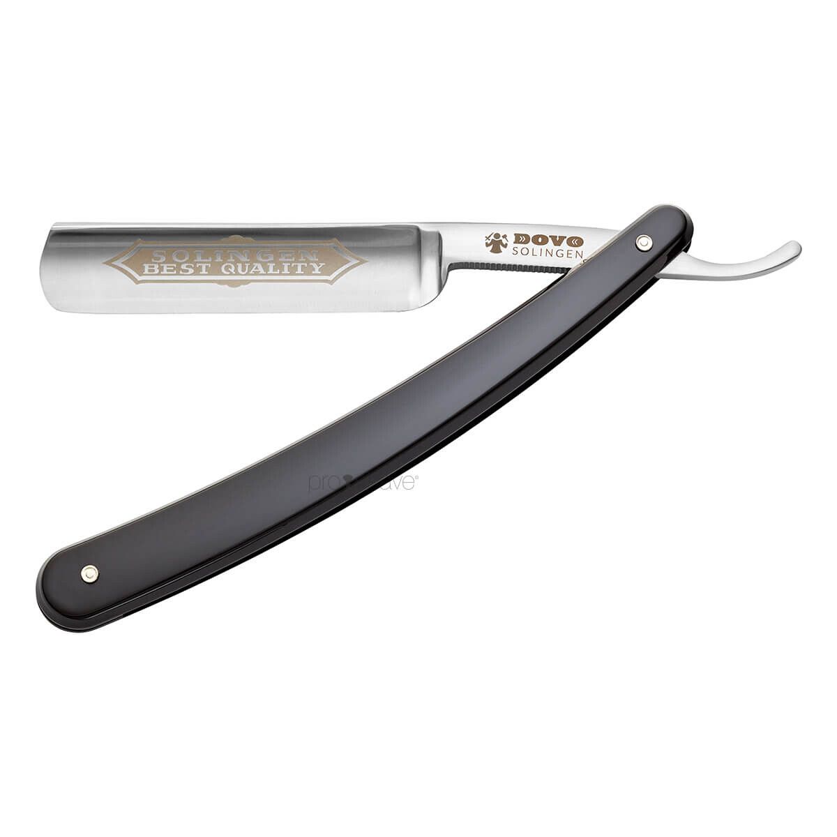 Dovo Straight Razor 5/8, Round nose, Best Quality, Sort