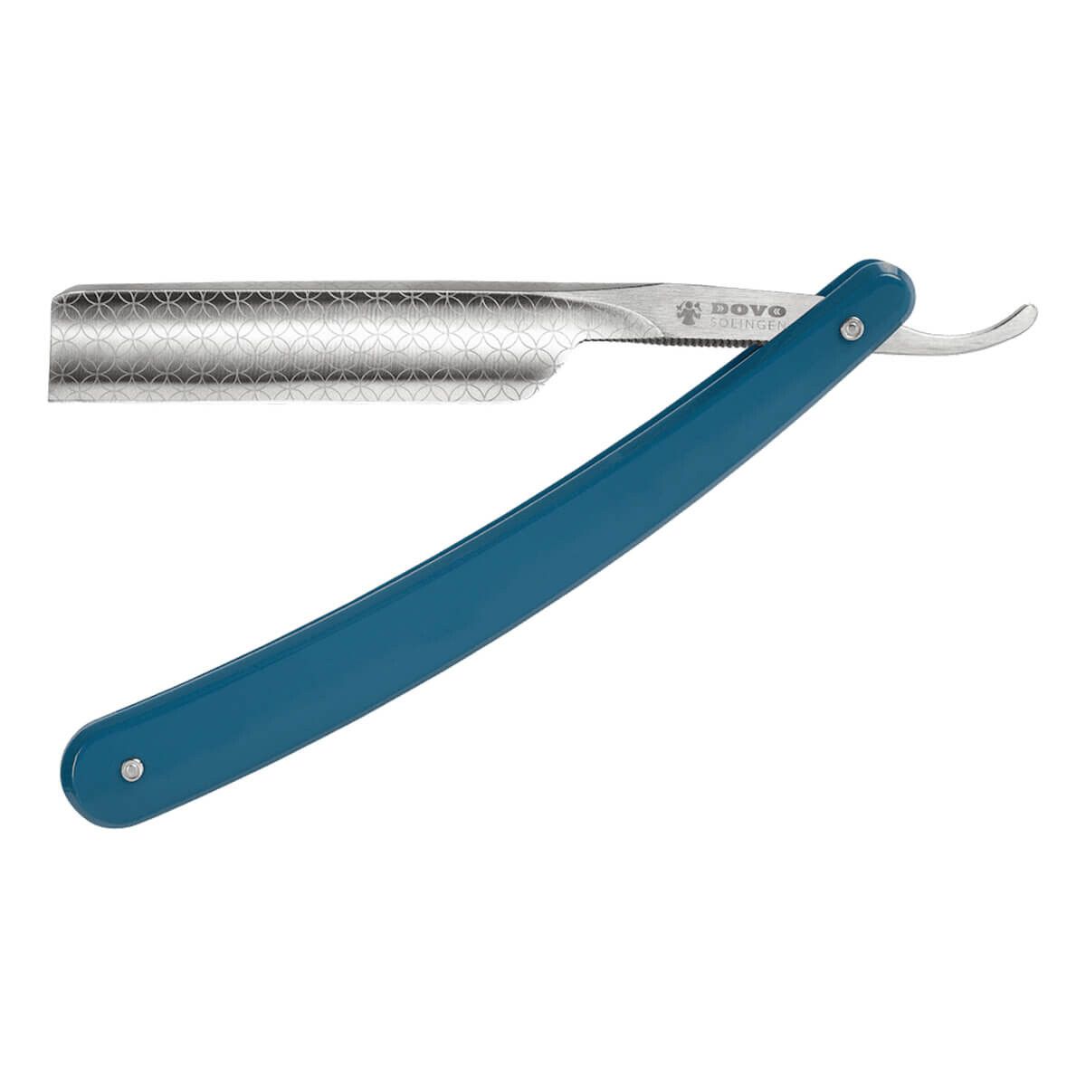 Dovo Straight Razor 5/8, Square point, Runde, Blå Akryl