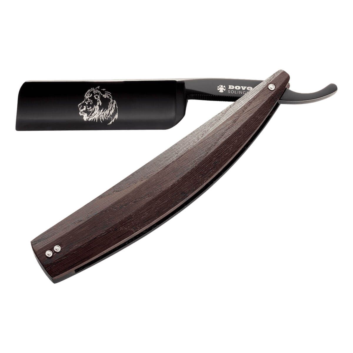 Dovo Straight Razor 8/8, Straight point, Arena, Smoked Oak