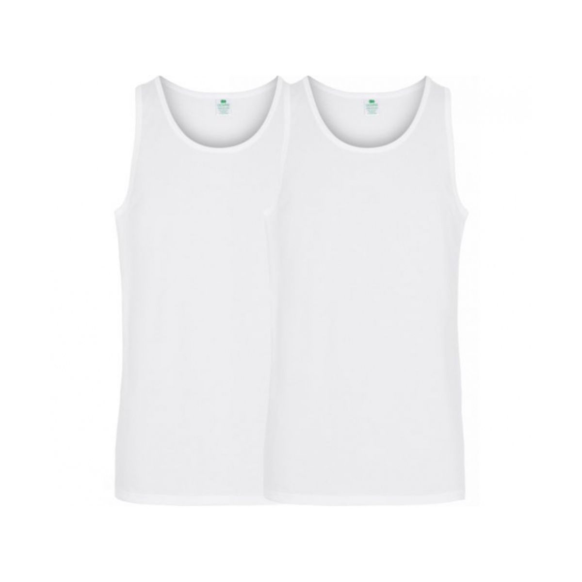 Dovre bomuld singlet 2-pak GOT, undertrøje i hvid.