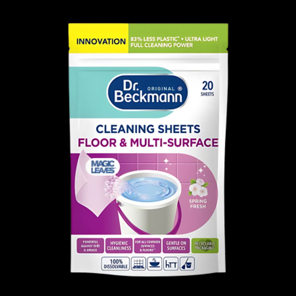 Dr. Beckmann Cleaning Sheets Floor & Multi-Surface - 20 stk