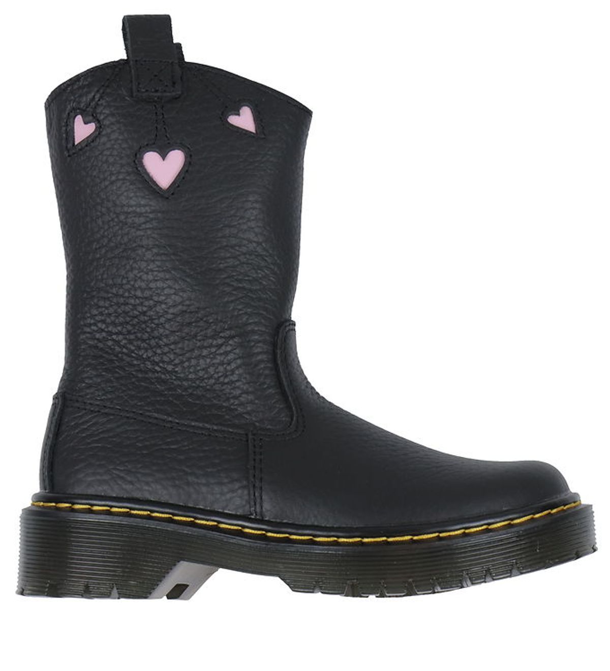 Dr. Martens Støvler - Bex Heart P-O - Sort/Rosa