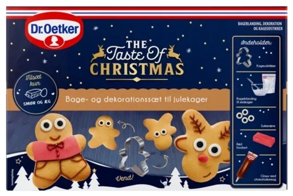 Dr. Oetker - Bage og Dekorationssæt, Julekager