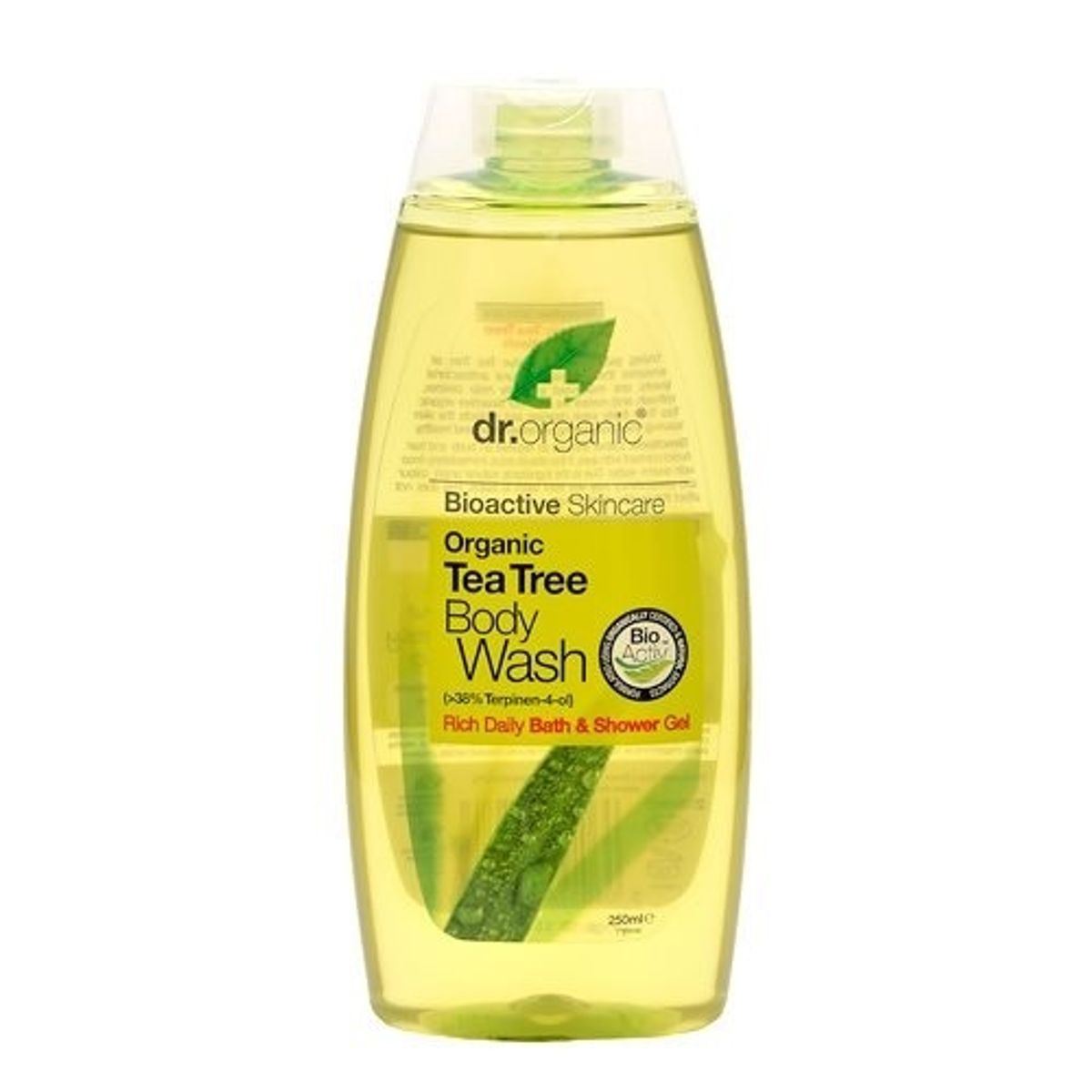 Dr. Organic Bath & Shower Tea Tree 250ml.