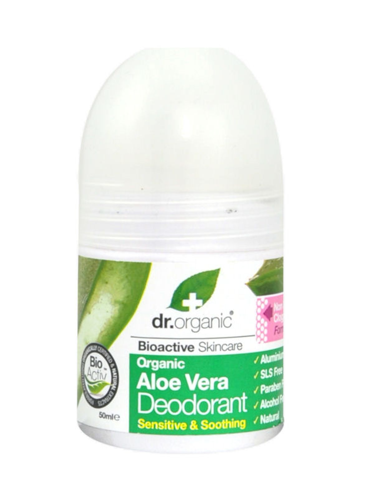 Dr. Organic bioactive skincare organic aloe vera deodorant 50ml