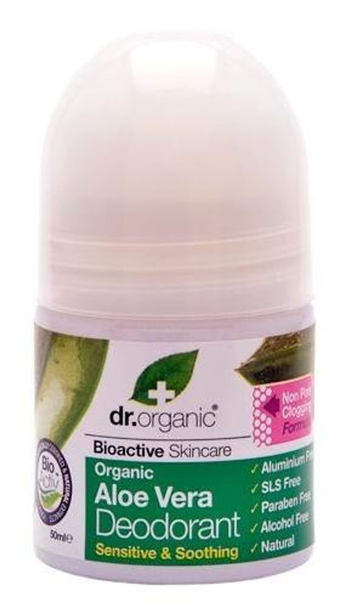 Dr. Organic Deo roll on Aloe Vera 50ml.