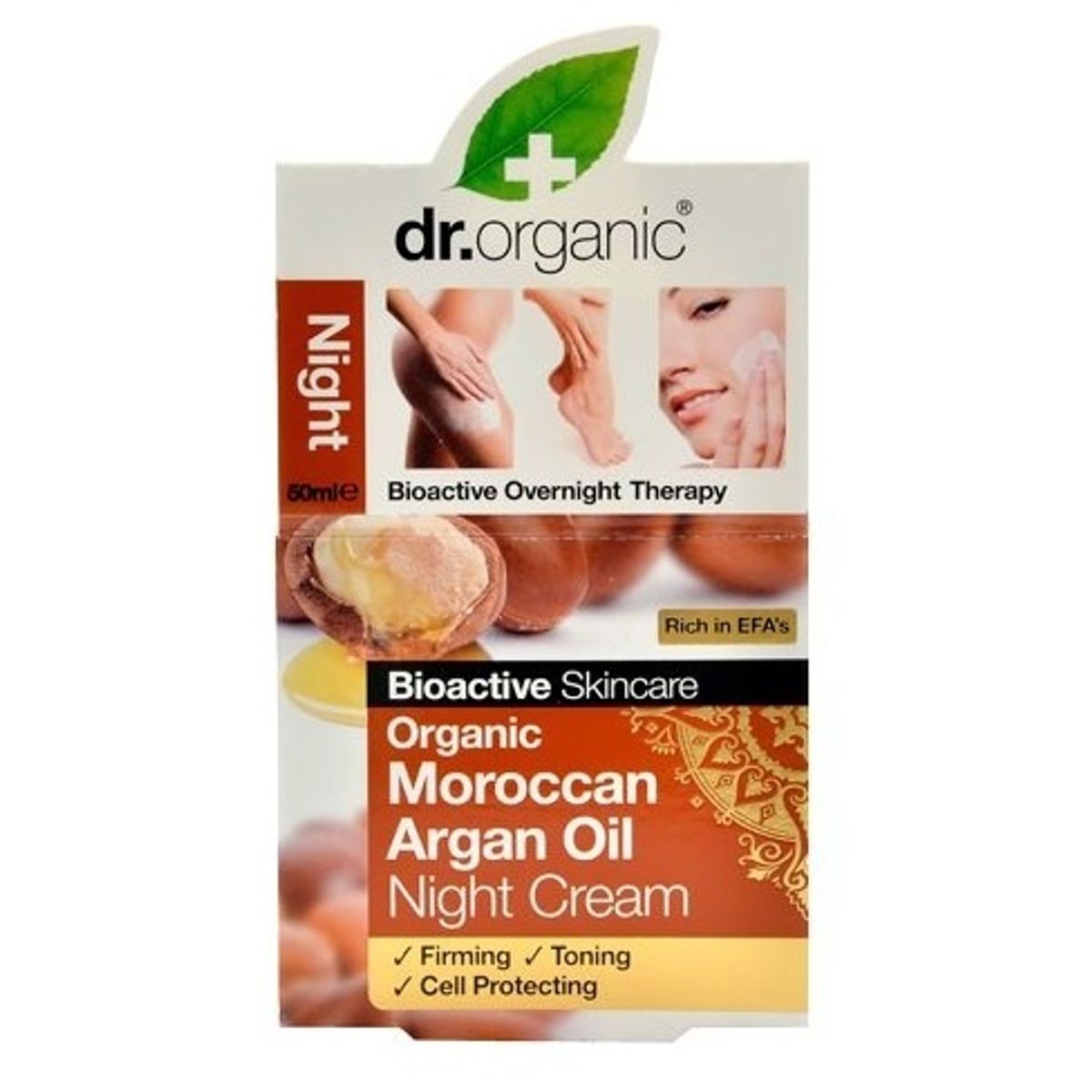 Dr. Organic Night cream argan 50ml.