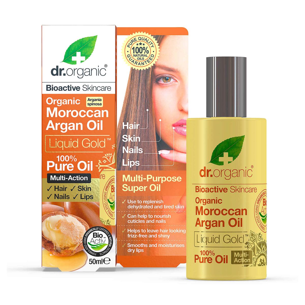 Dr. Organic Pure Oil Argan - 50 ml.