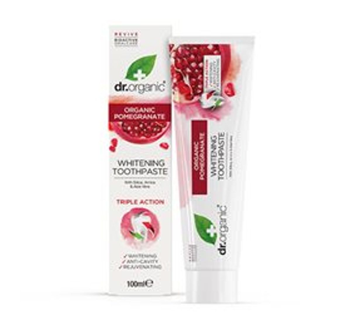 Dr. Organic Tandpasta Pomegranate 100 ml