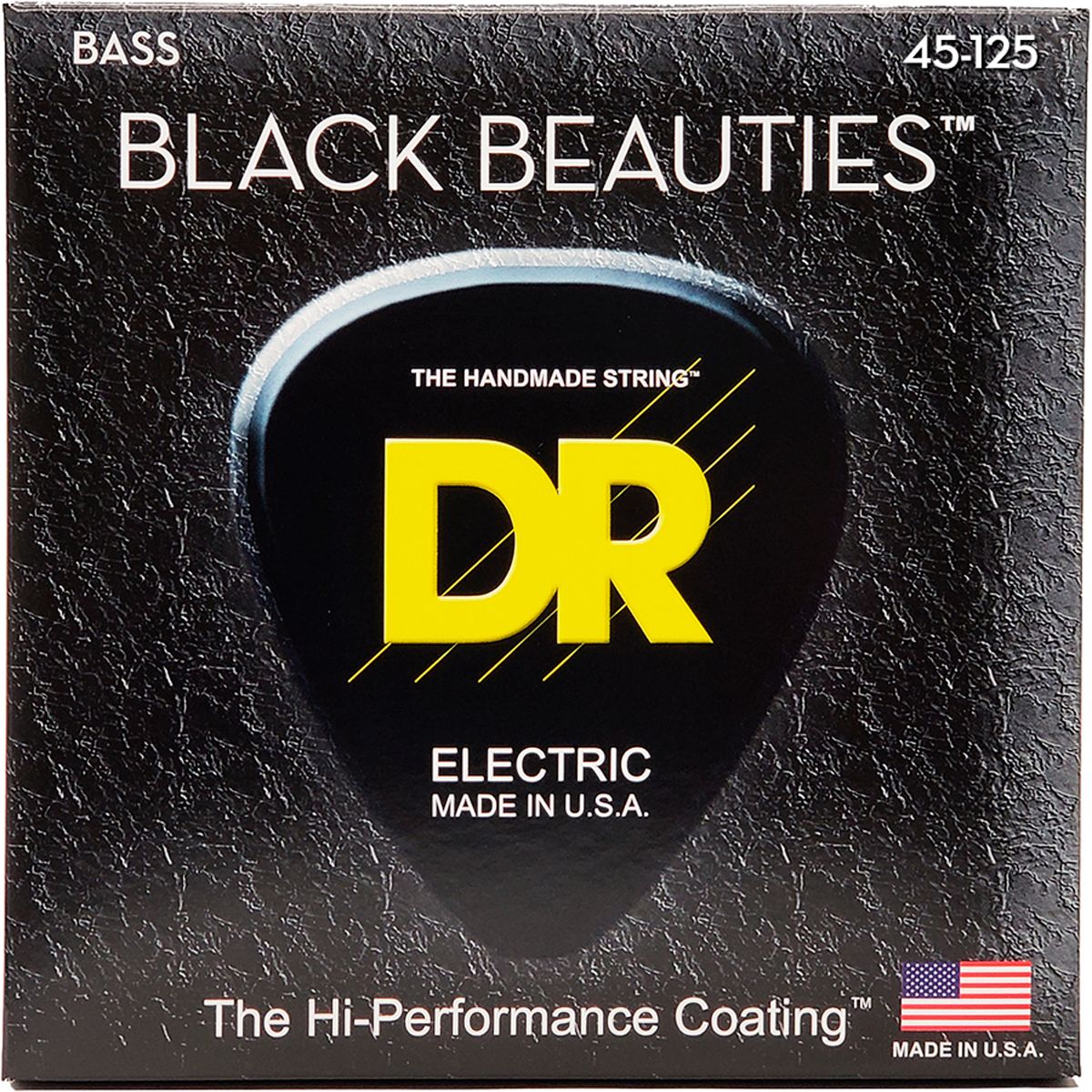 DR Strings BKB5-45 Black Beauties black 5-strenget bas-strenge, 045-125