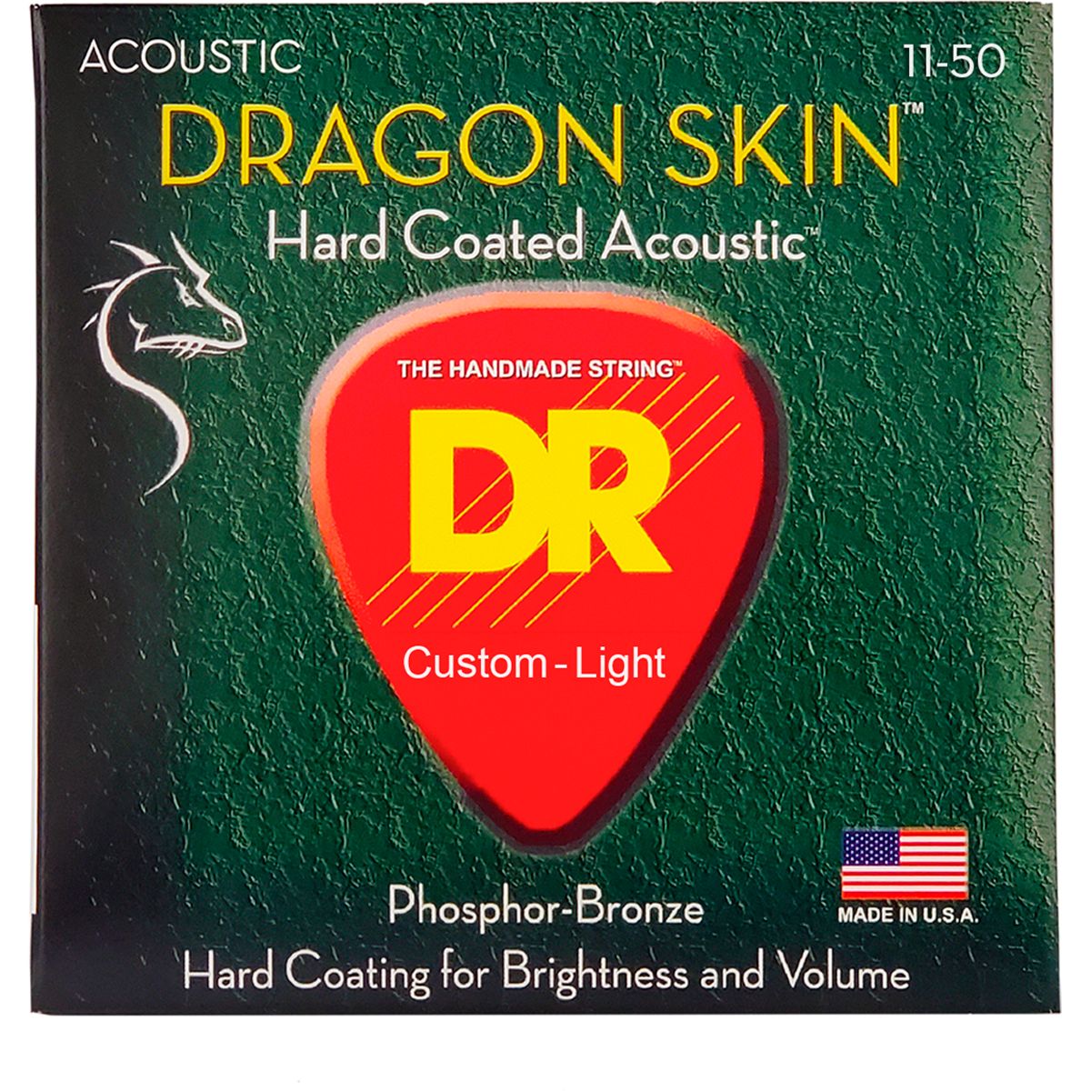 DR Strings DSA-11 Dragon skin western-guitar-strenge, 011-050