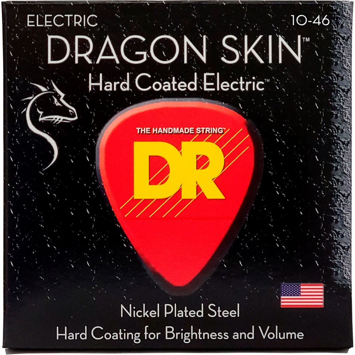 DR Strings DSE-10 Dragon skin el-guitar-strenge, 010-046