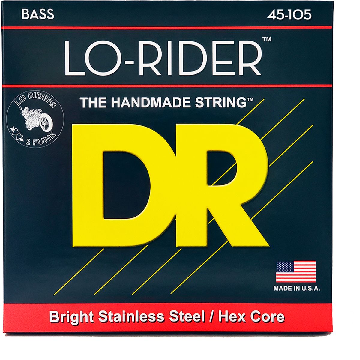 DR Strings MH-45 Lo-Rider bas-strenge, 045-105