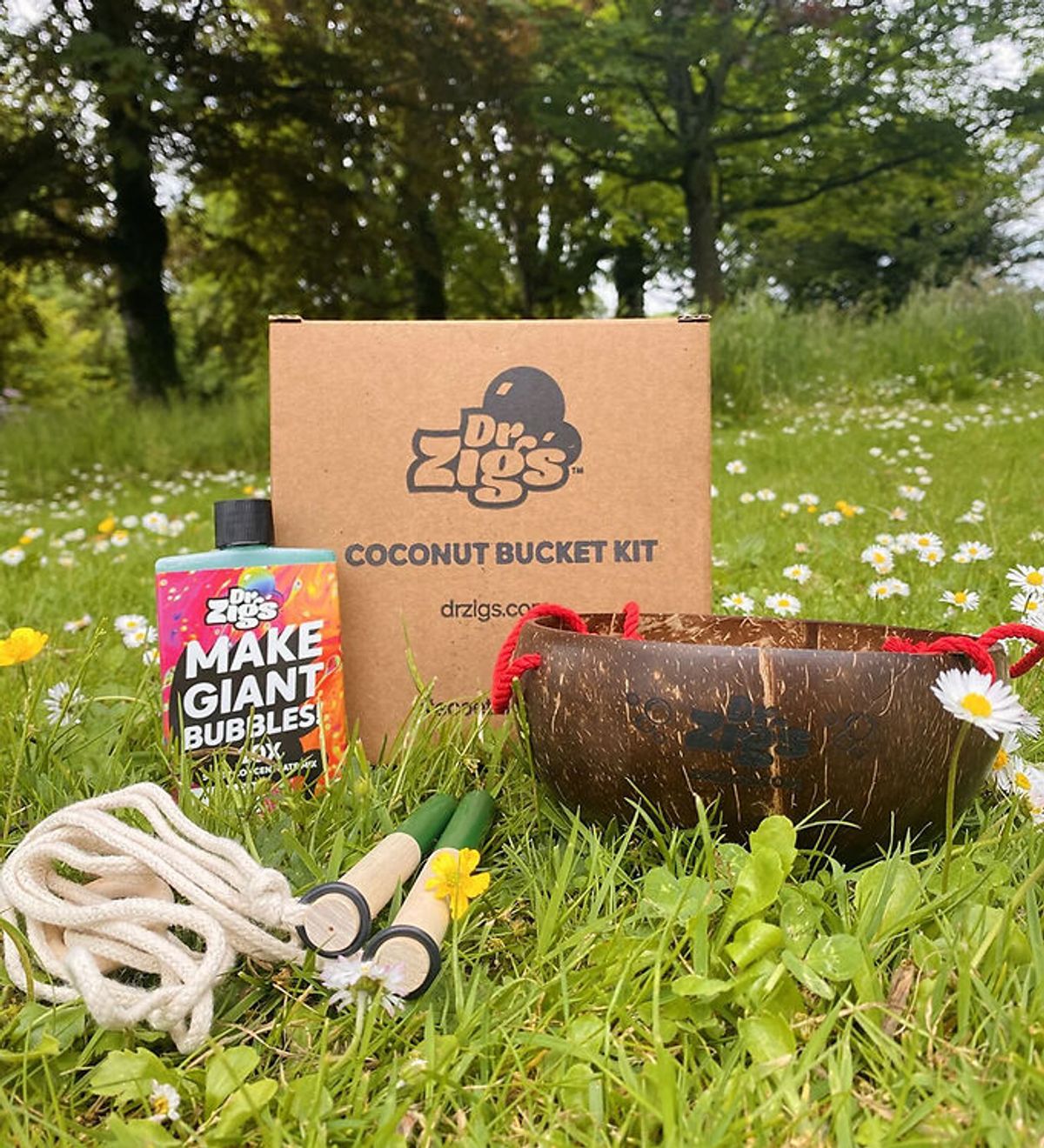 Dr Zigs Sæbebobble Sæt - Coconut Bucket Kit