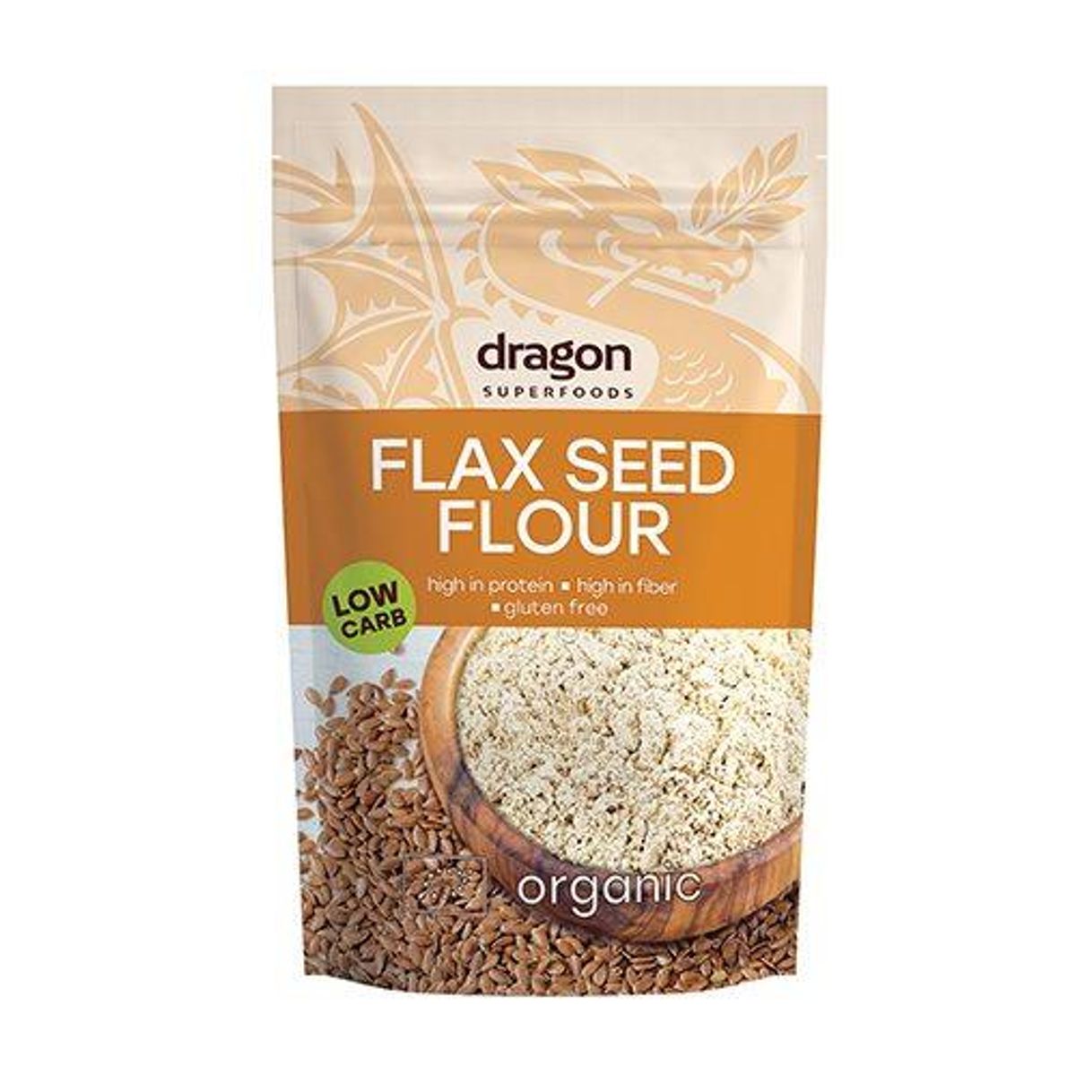 Dragon Superfoods Hørfrømel Ø, 200g.