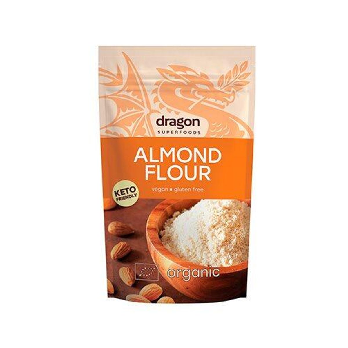 Dragon Superfoods Mandelmel Ø, 200g.