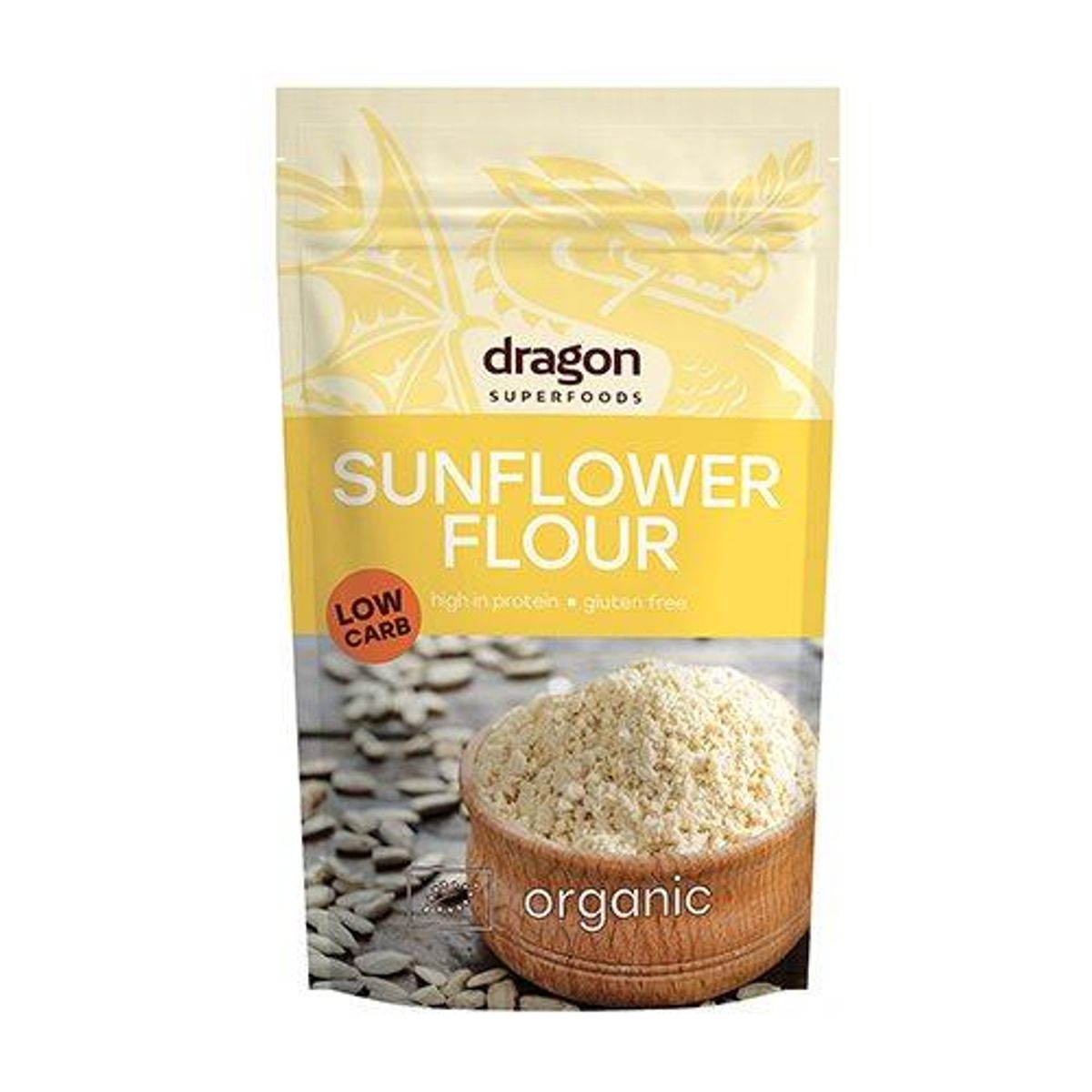 Dragon Superfoods Solsikkemel Ø, 200g.