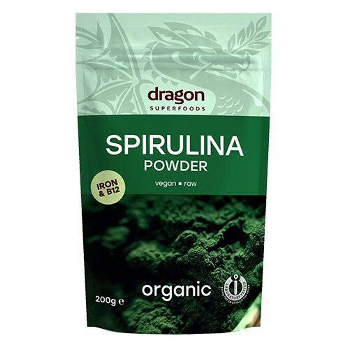 Dragon Superfoods Spirulina pulver Ø - Dragon Foods, 200g