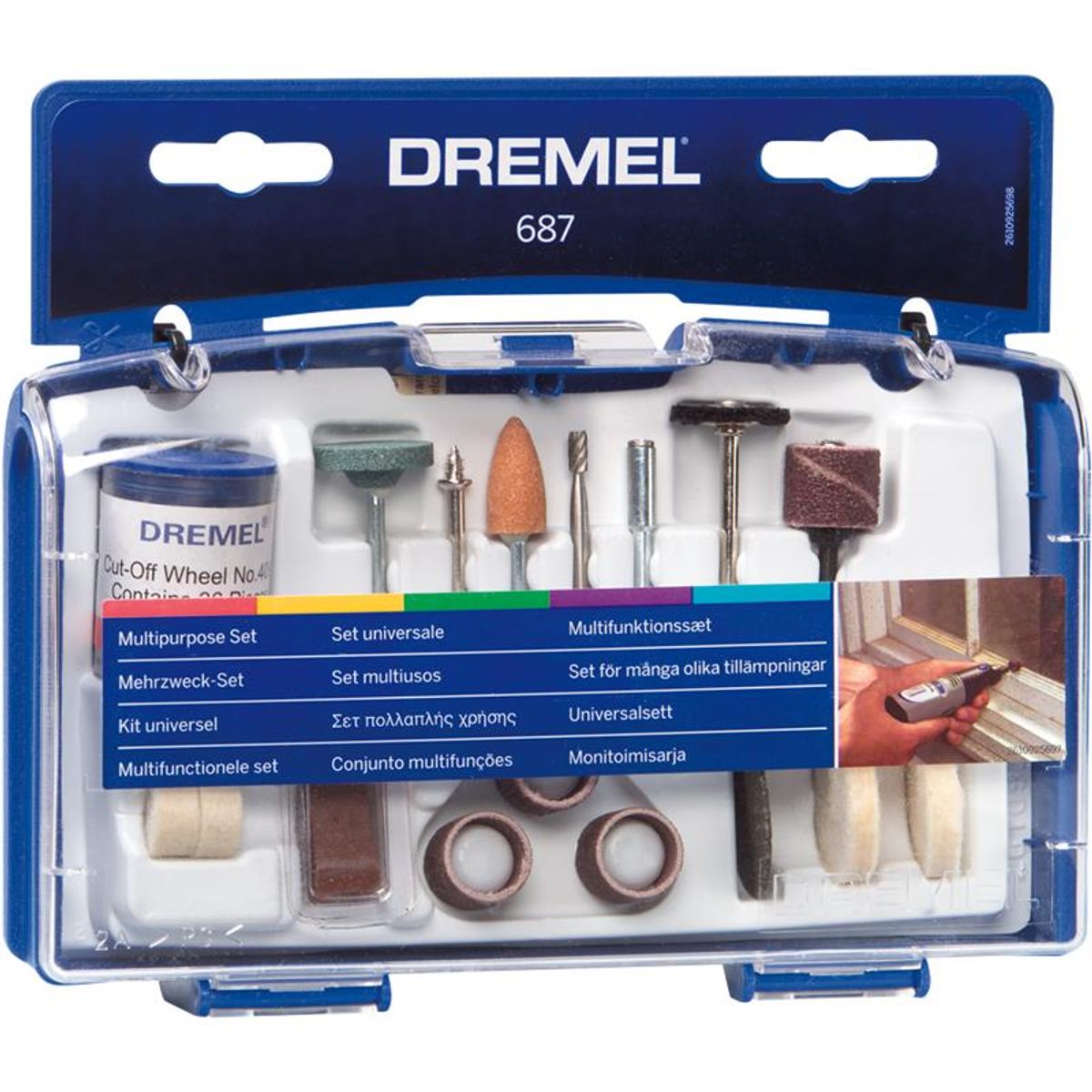 Dremel Tilbehørssæt 687 - 52 Dele multifunktion