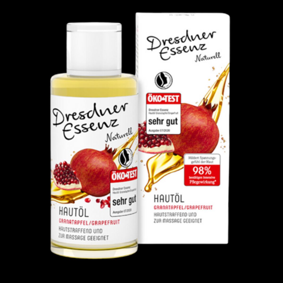 Dresdner Essenz Granatæble & Grapefrugt Massageolie - 100ml