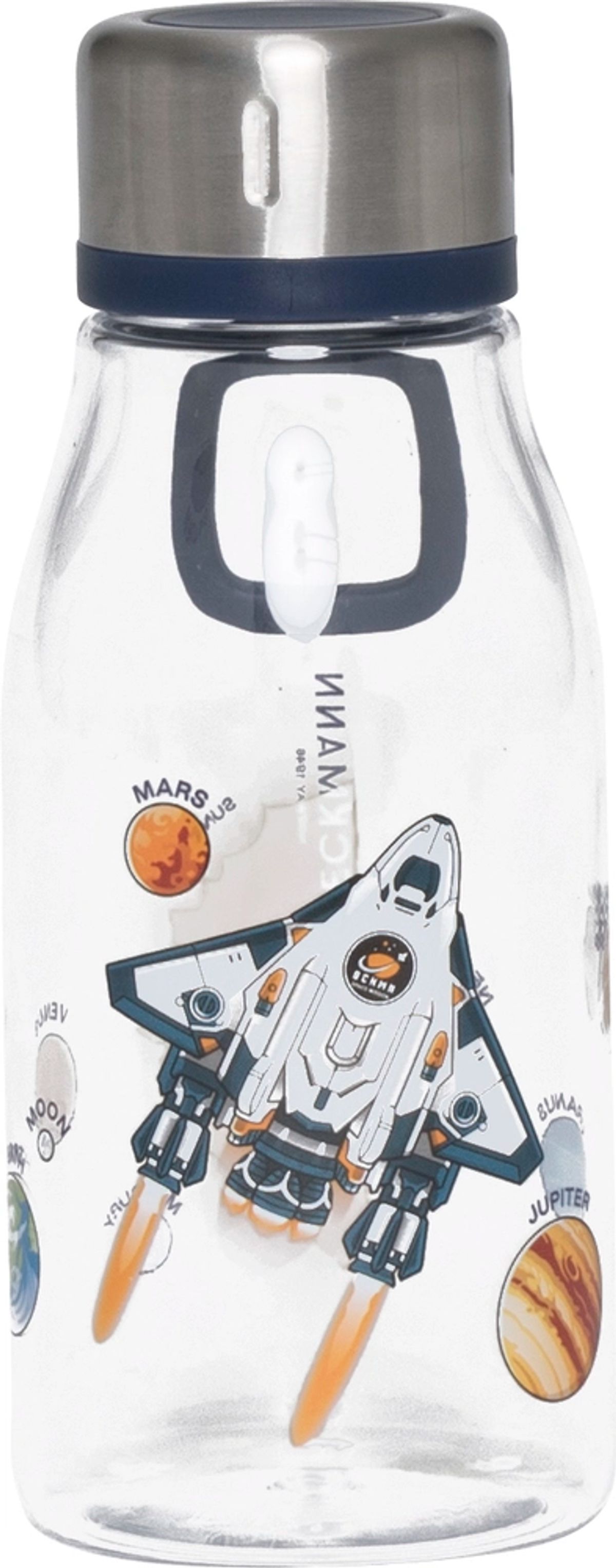 Drikkeflaske Beckmann space mission 400 ml m/skruelåg