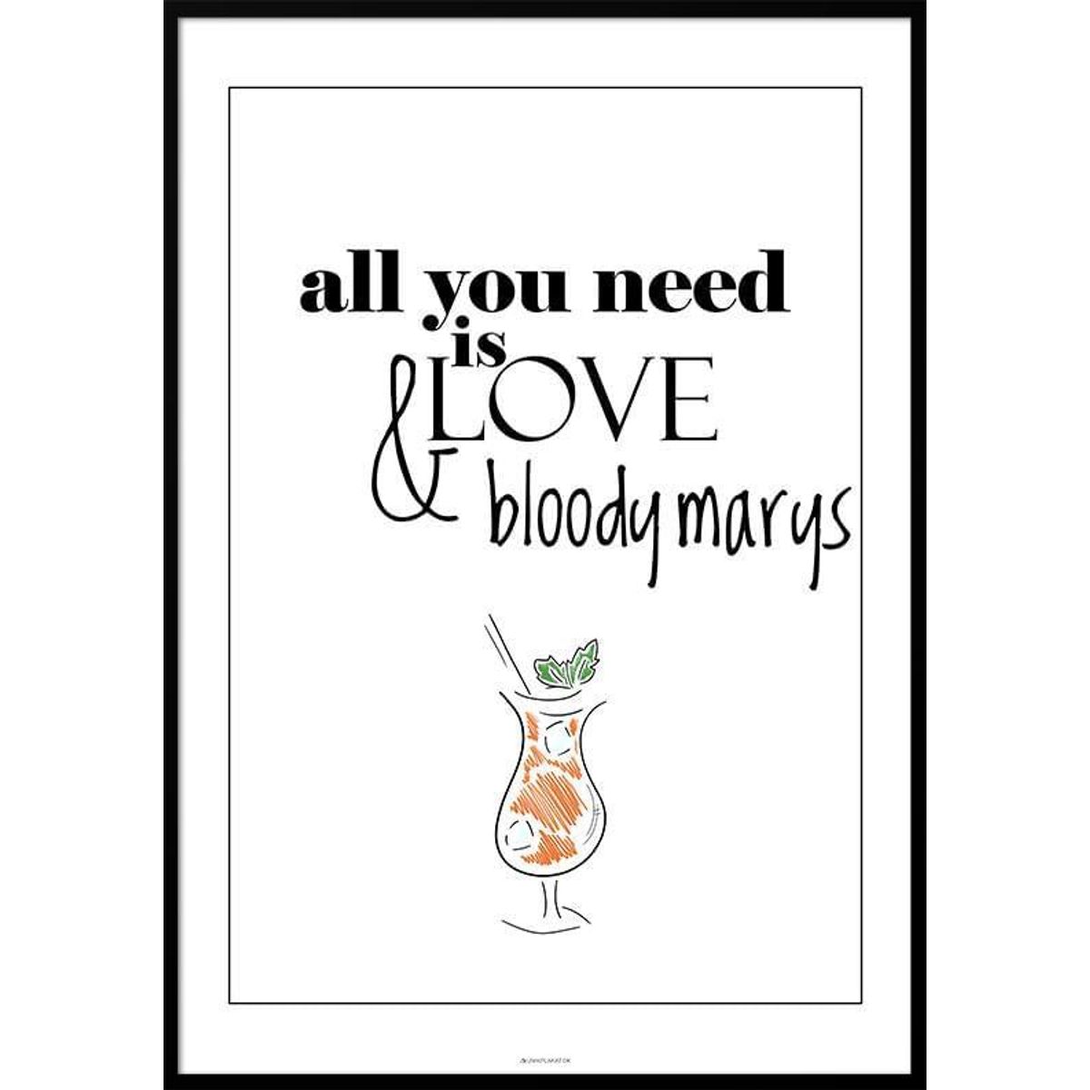 Drinks plakat - Bloody Mary