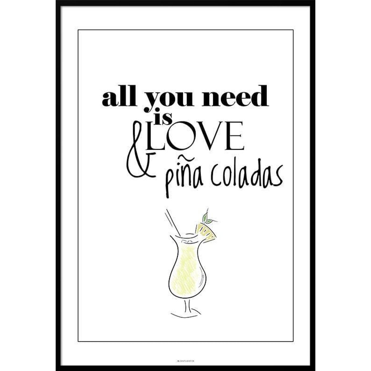 Drinks plakat - PiÃ±a Colada