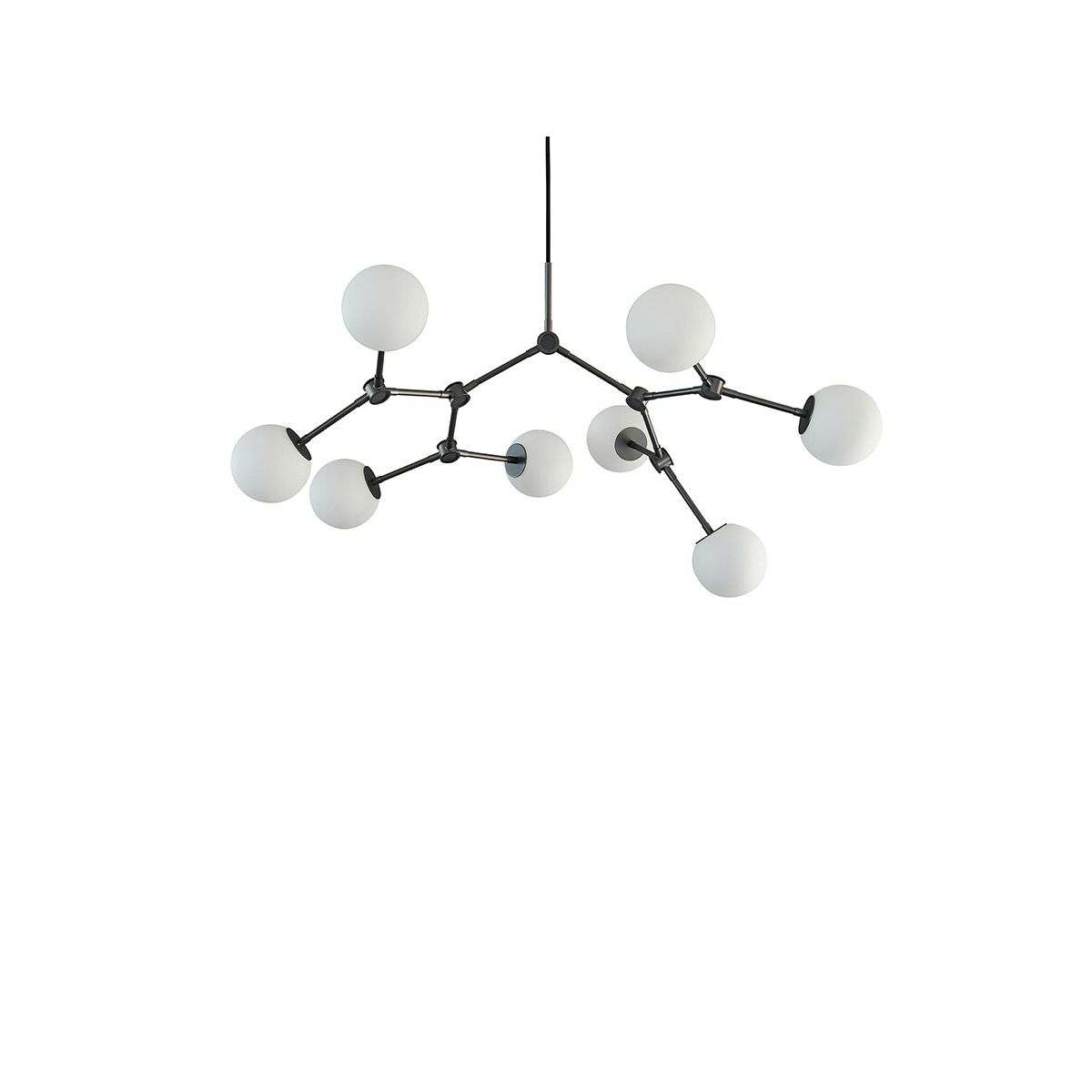 Drop Bulp Chandelier, mini grey fra 101 Copenhagen