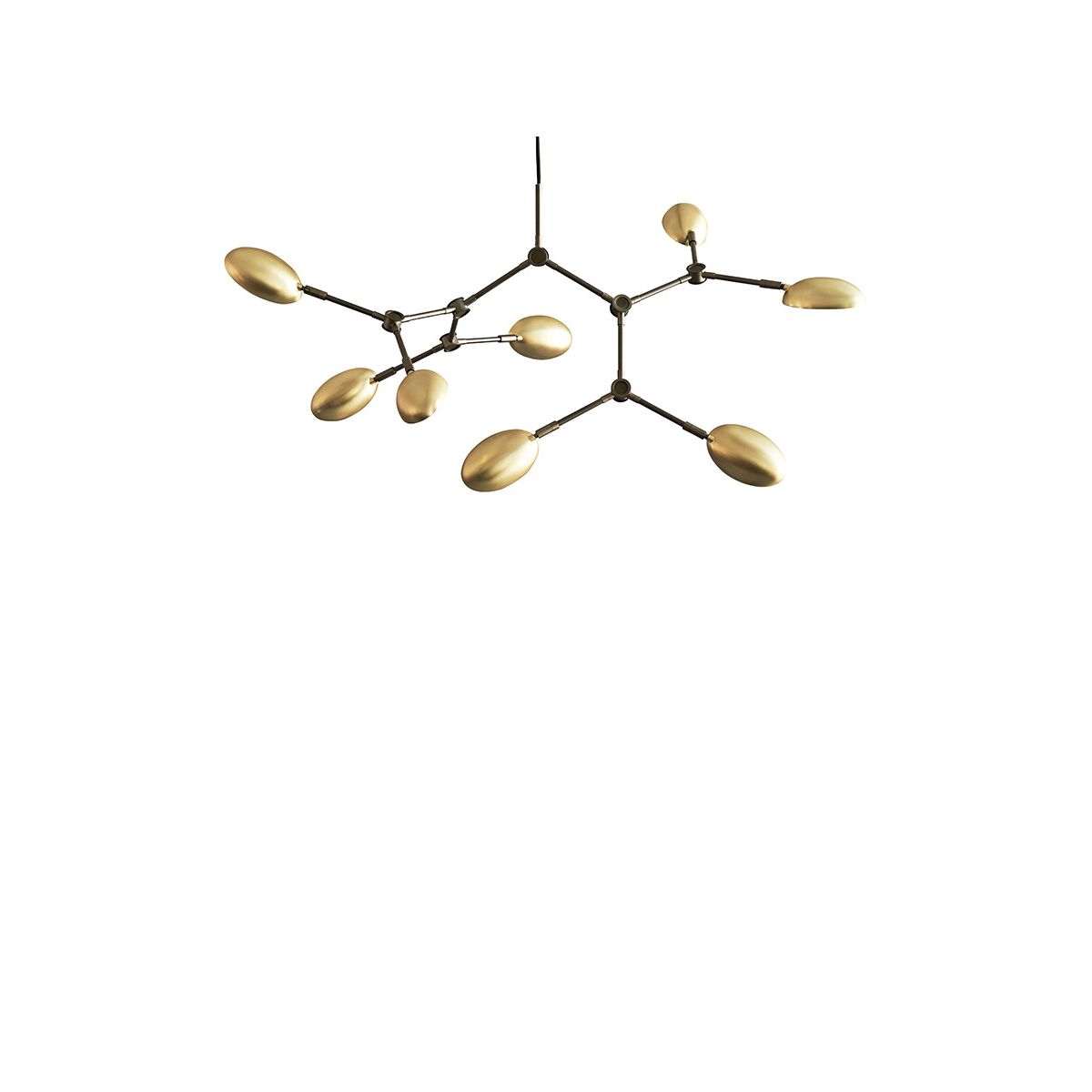 Drop Chandelier, mini brass fra 101 Copenhagen