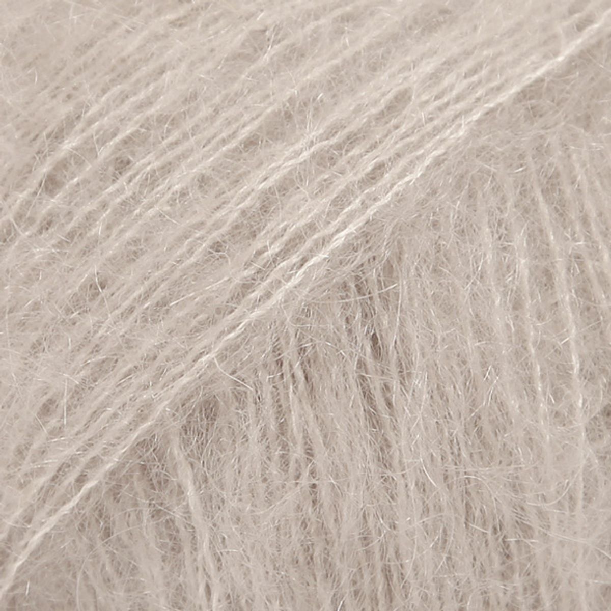 DROPS Kid-Silk Unicolor 20 Lys Beige, Mohair, fra DROPS Design