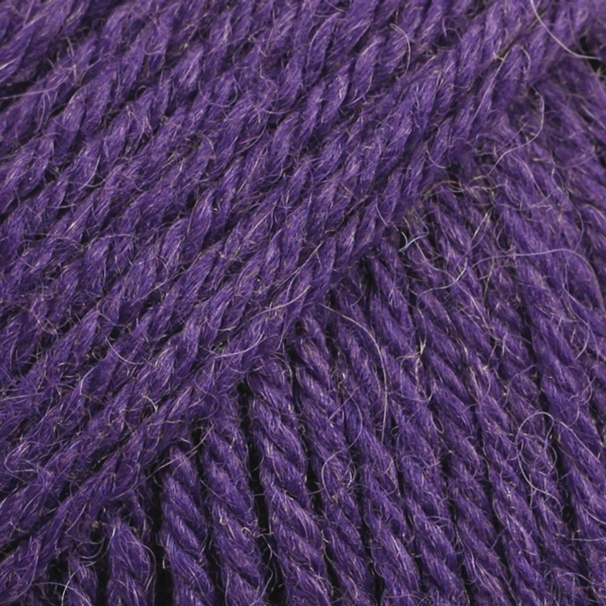 DROPS Lima Unicolor 4377 Mørk Lilla, Uldgarn/Alpacagarn, fra DROPS Design