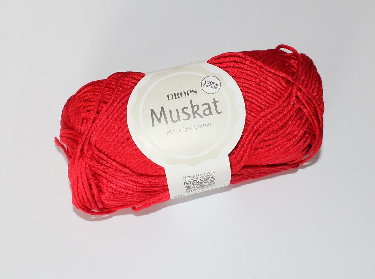 Drops Muskat - Rød color 12, 50 gram