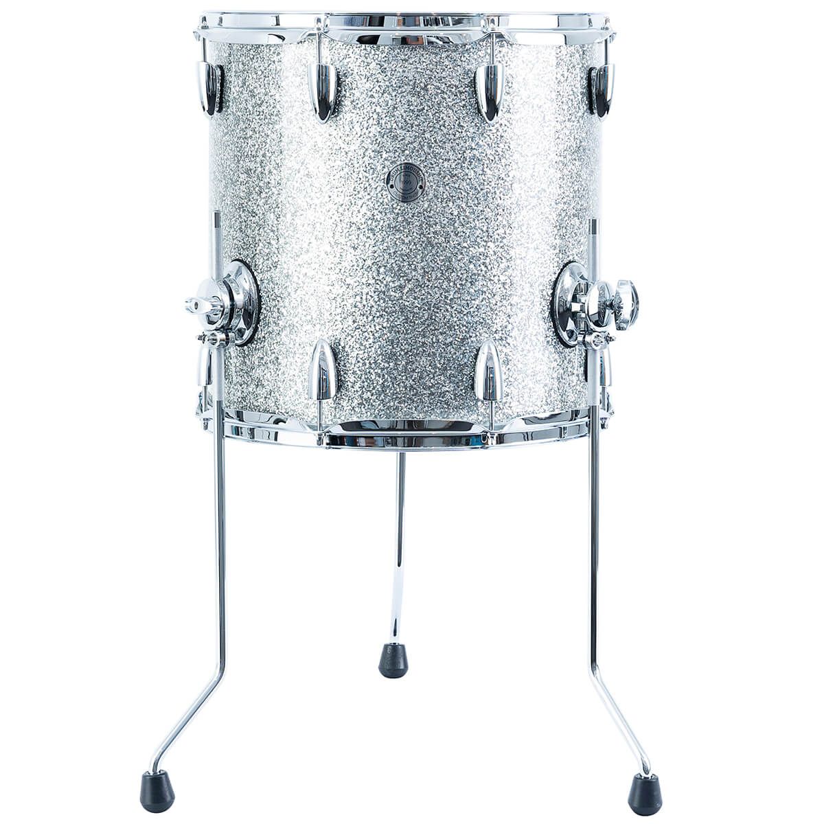 Drum Limousine Custom Shop 1414 SS gulvtam silver sparkle