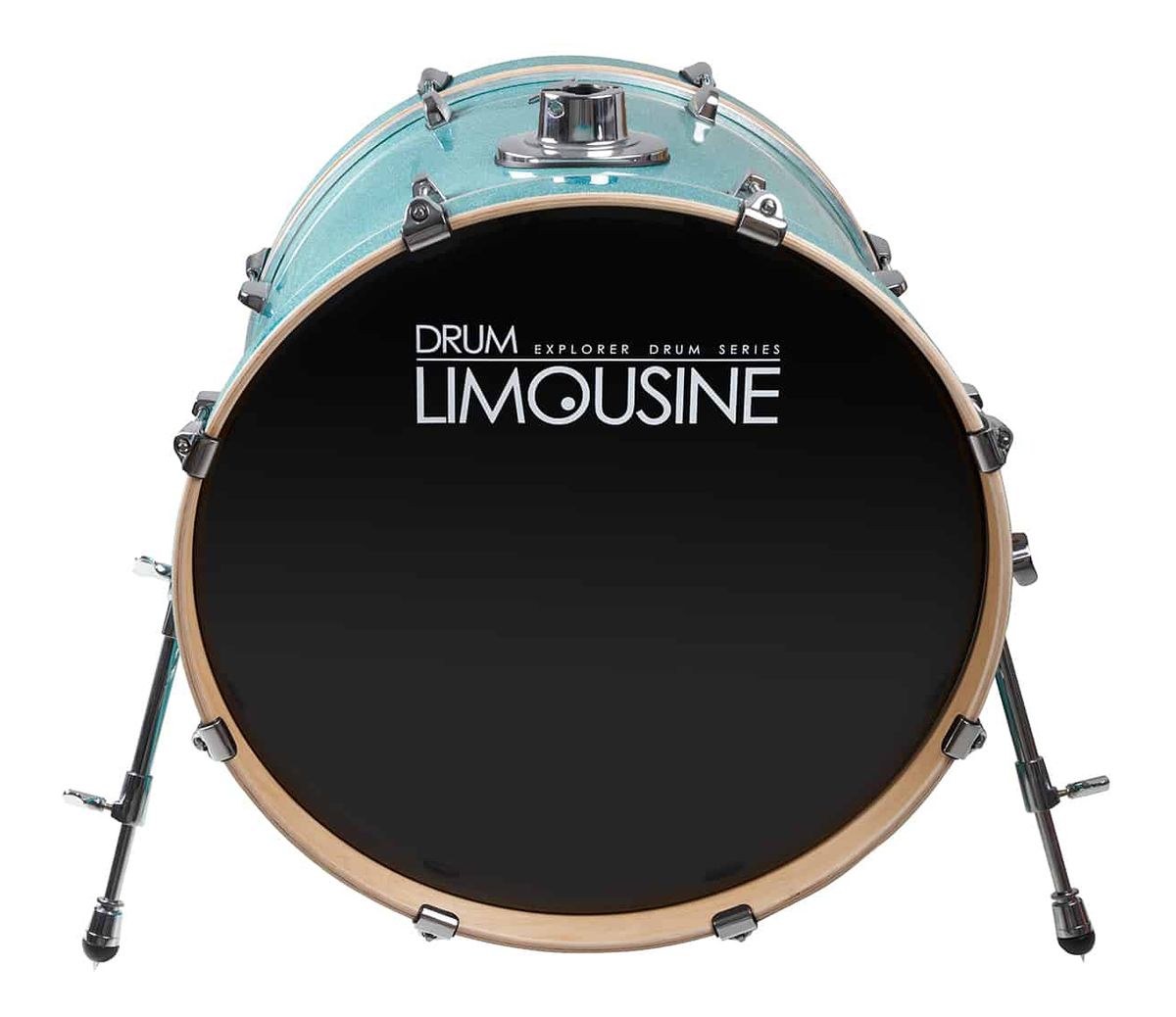 Drum Limousine Explorer 22 BD TS stortromme turquoise sparkle