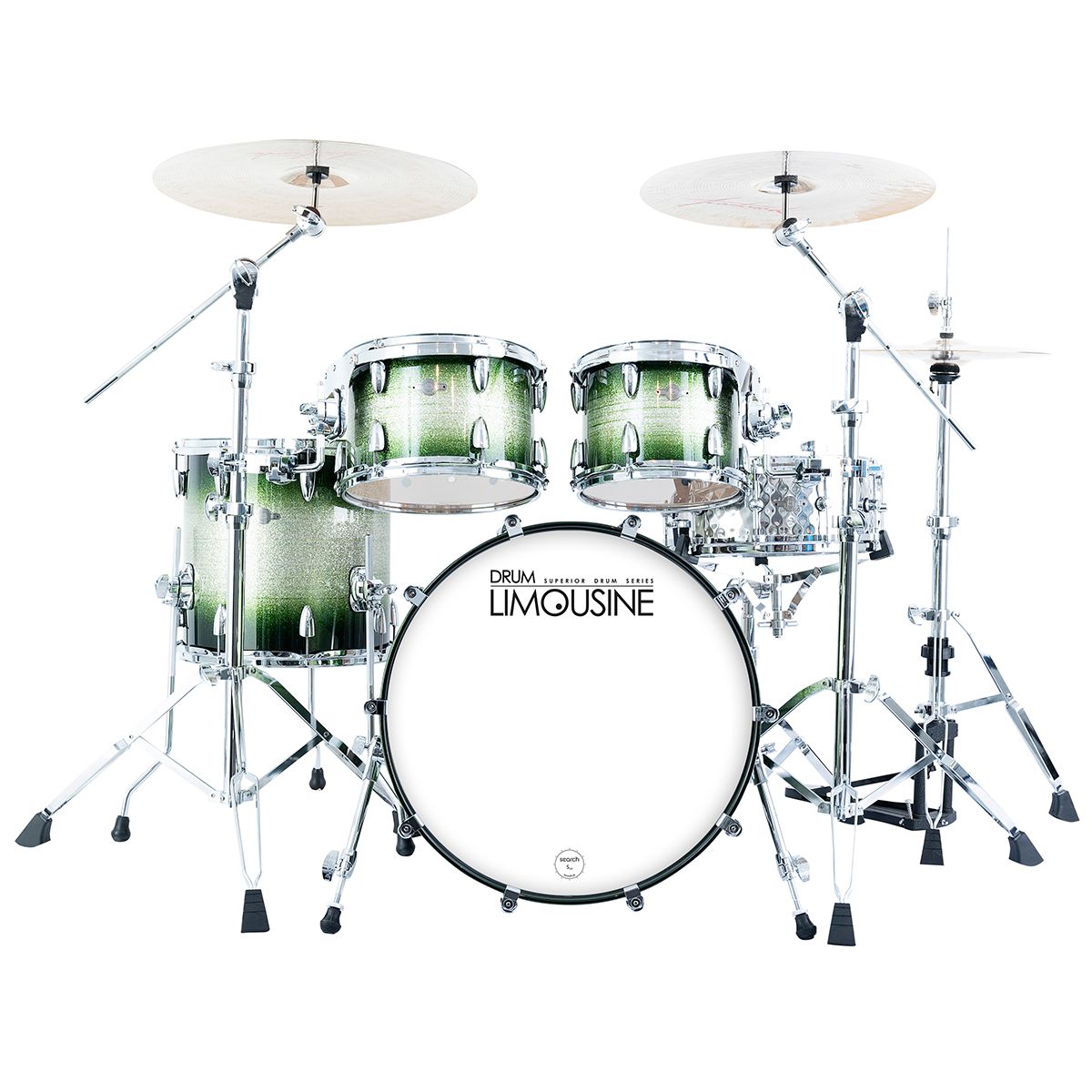 Drum Limousine Superior 20 GS trommesæt green fade