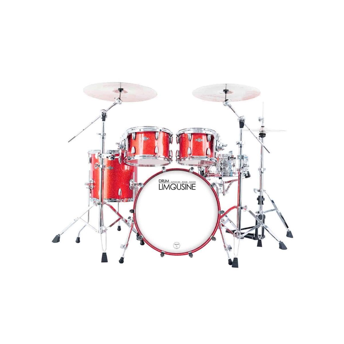 Drum Limousine Superior 20 RS trommesæt red sparkle