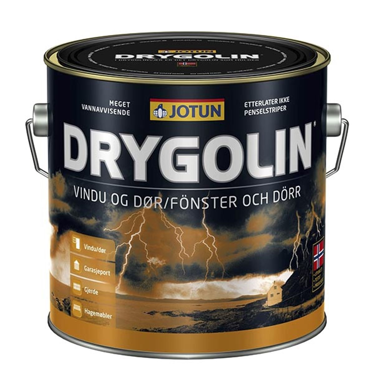 Drygolin vinduesmaling - udendørs 2,7 liter