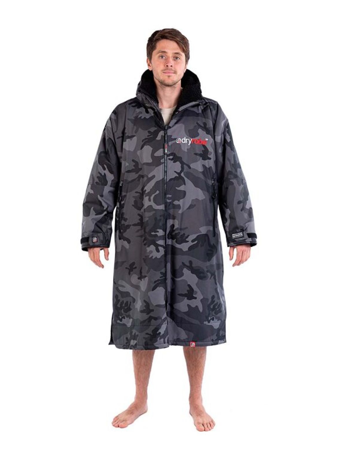 dryrobe Advance Long Sleeve V3 - Camo/Sort