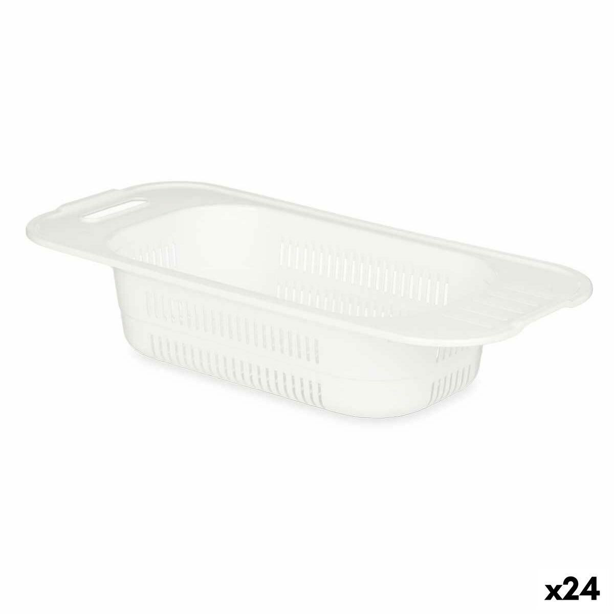 Dræner Hvid Plastik 47 x 9,5 x 22 cm (24 enheder)