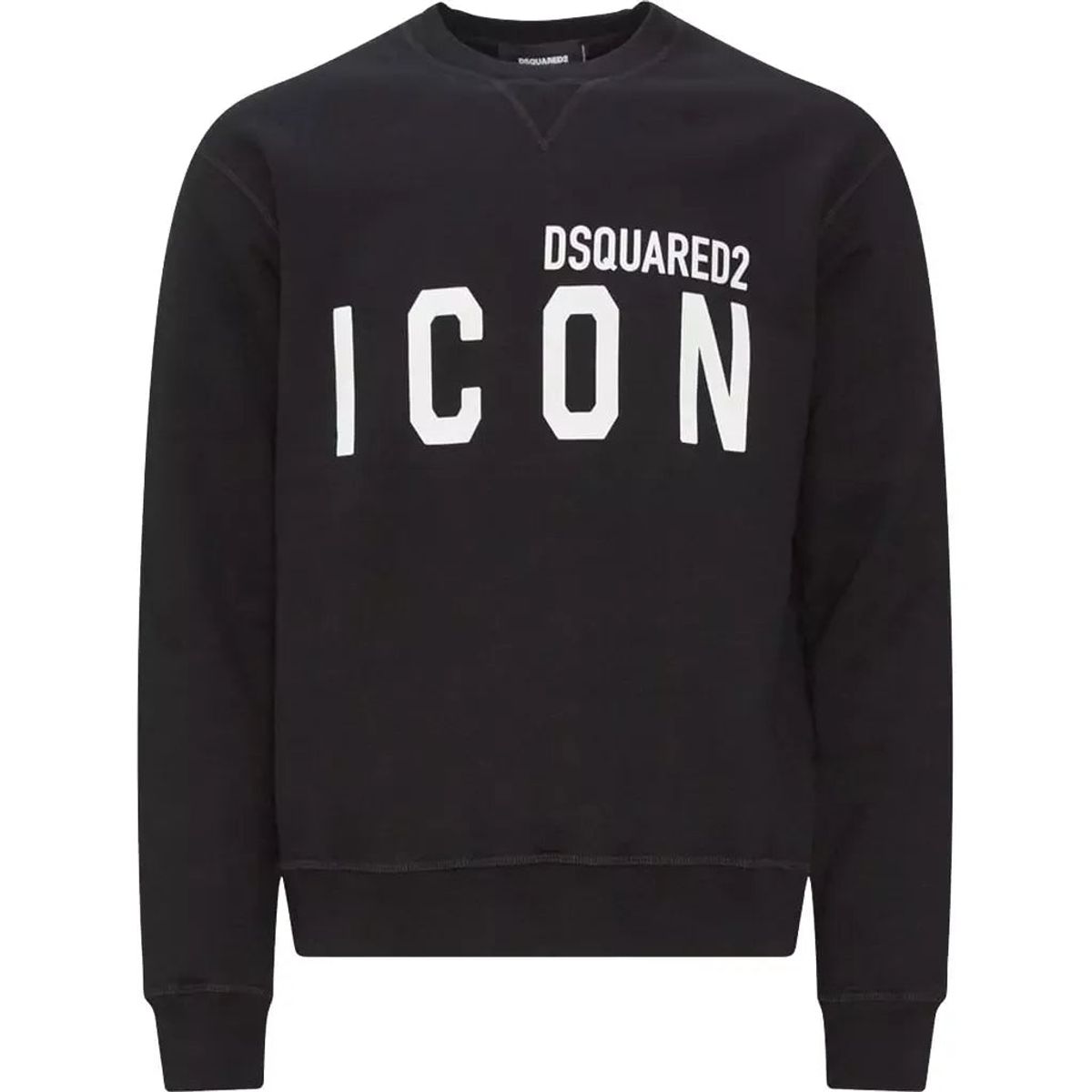 Dsquared ² Chic Black Cotton Logo Sweatshirt