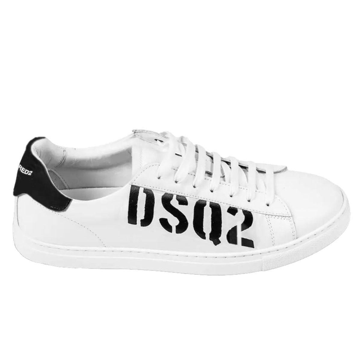 Dsquared ² White Leather Di Calfskin Sneakers