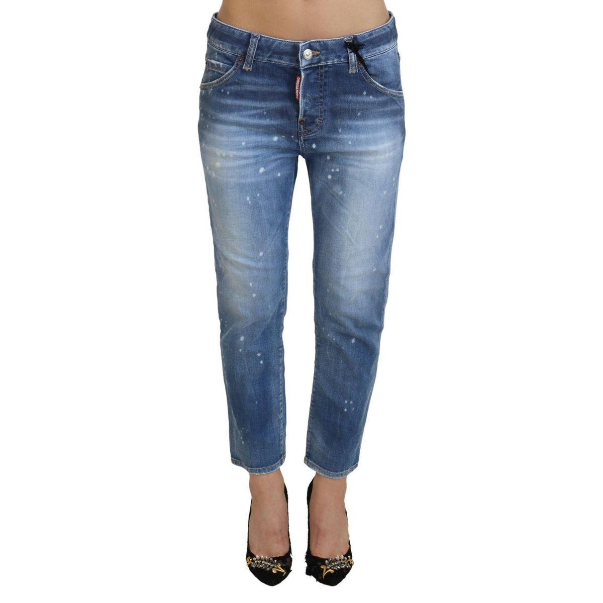 Dsquared2 Blå Bomuld Dame Bukser & Jeans