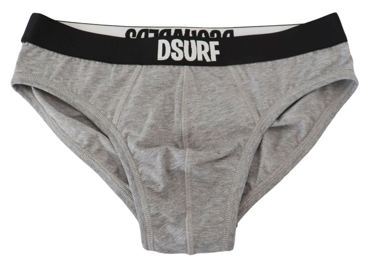 Dsquared2 Grå Logo Bomuld Undertøj